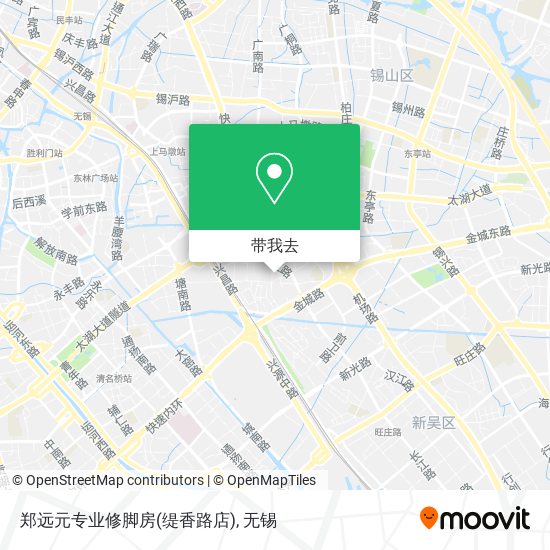 郑远元专业修脚房(缇香路店)地图