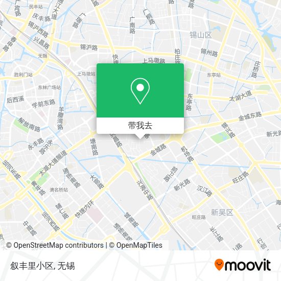 叙丰里小区地图