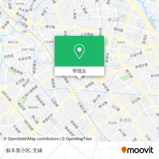 叙丰里小区地图