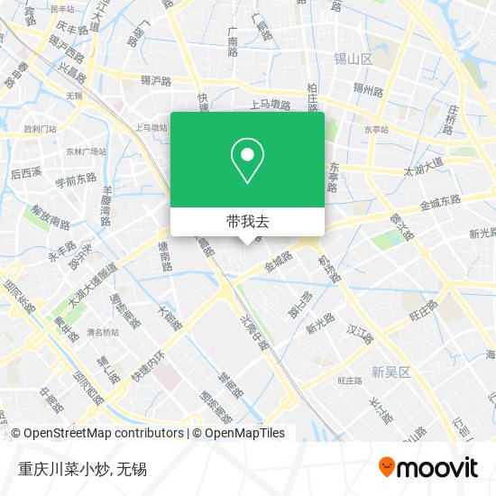 重庆川菜小炒地图