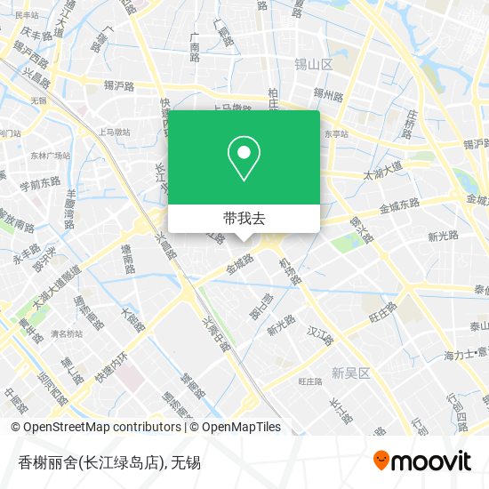 香榭丽舍(长江绿岛店)地图