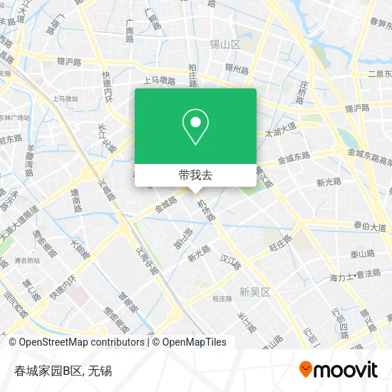 春城家园B区地图