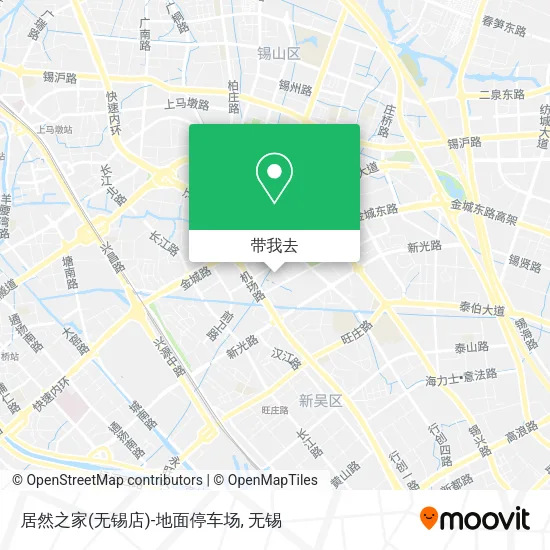 居然之家(无锡店)-地面停车场地图