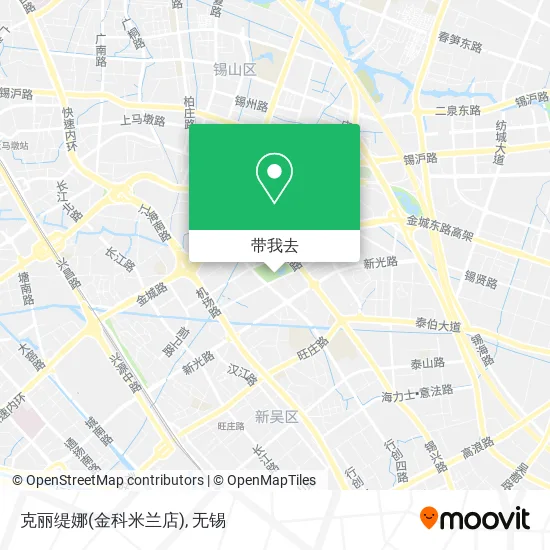 克丽缇娜(金科米兰店)地图