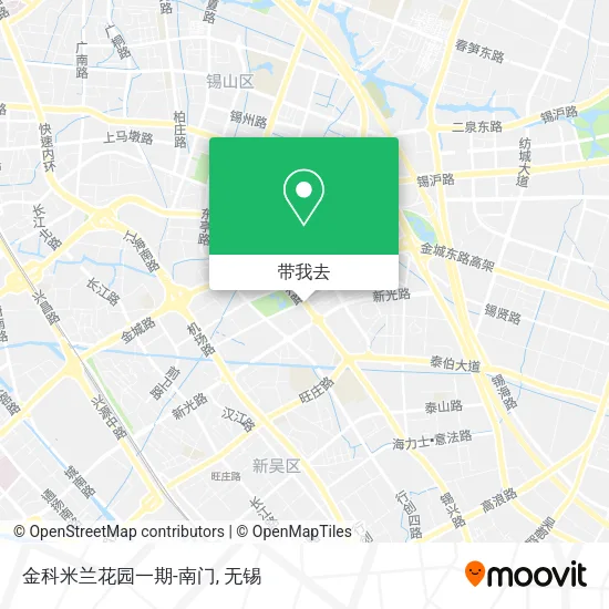 金科米兰花园一期-南门地图