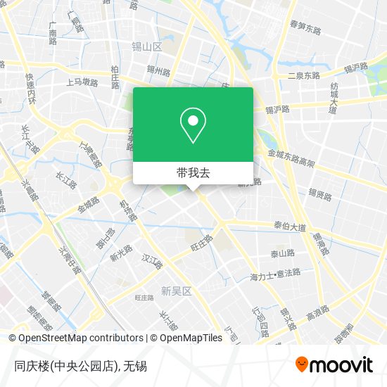 同庆楼(中央公园店)地图