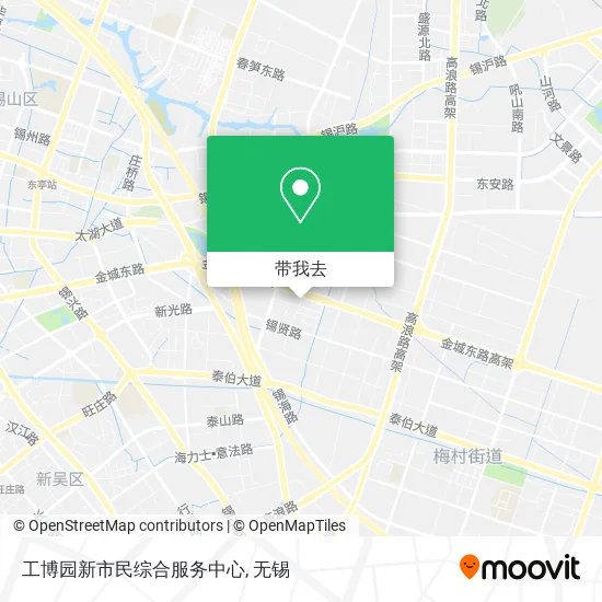 工博园新市民综合服务中心地图
