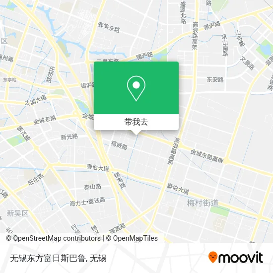 无锡东方富日斯巴鲁地图