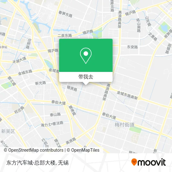 东方汽车城-总部大楼地图