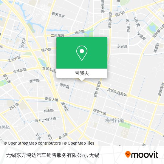 无锡东方鸿达汽车销售服务有限公司地图
