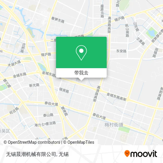 无锡晨潮机械有限公司地图