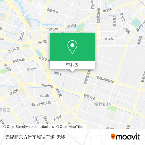 无锡新东方汽车城试车场地图