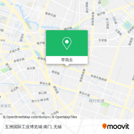 五洲国际工业博览城-南门地图