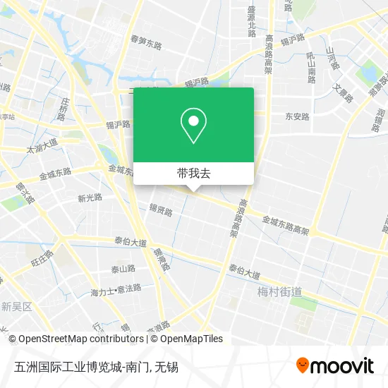 五洲国际工业博览城-南门地图