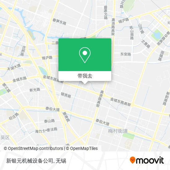 新银元机械设备公司地图