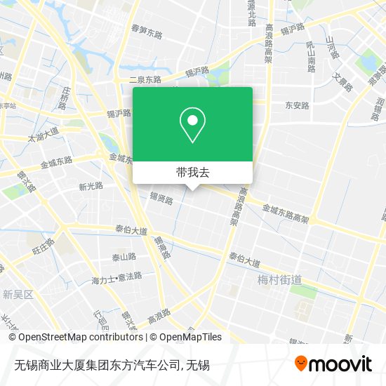 无锡商业大厦集团东方汽车公司地图