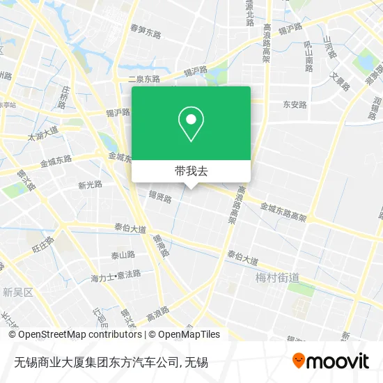 无锡商业大厦集团东方汽车公司地图