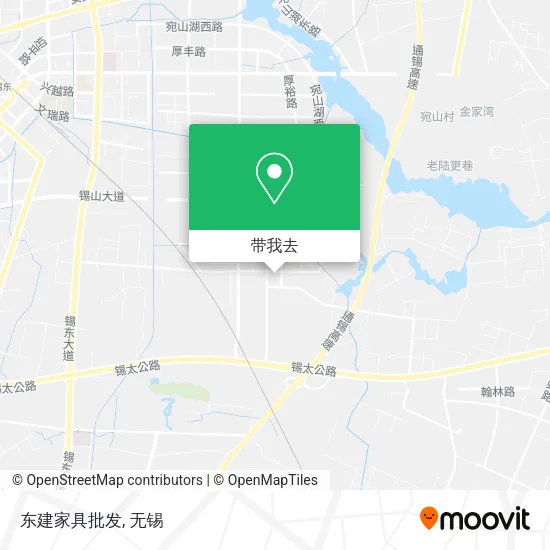 东建家具批发地图