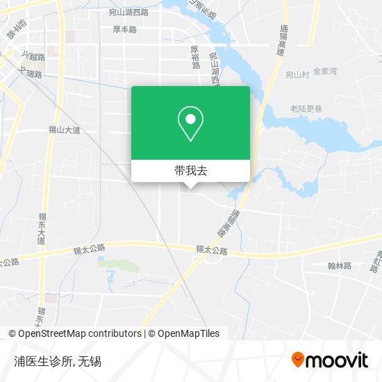 浦医生诊所地图