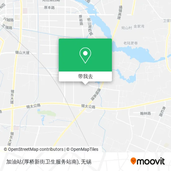 加油站(厚桥新街卫生服务站南)地图