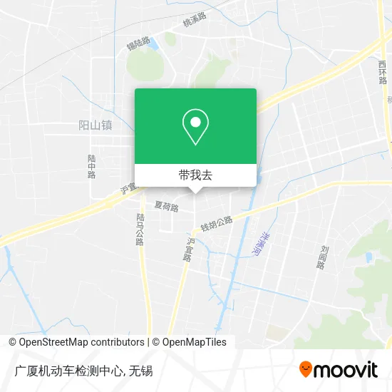 广厦机动车检测中心地图