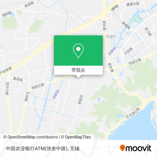 中国农业银行ATM(张舍中路)地图