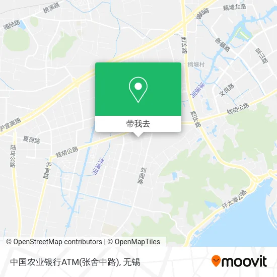 中国农业银行ATM(张舍中路)地图