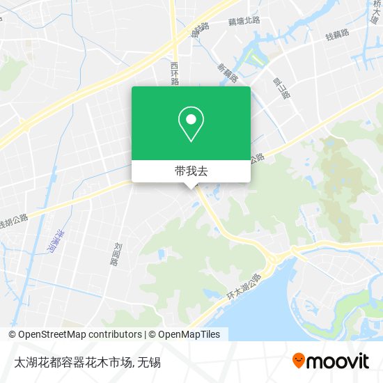 太湖花都容器花木市场地图
