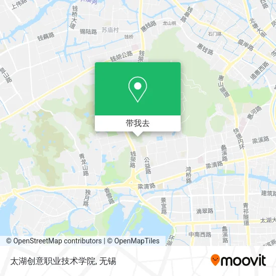 太湖创意职业技术学院地图