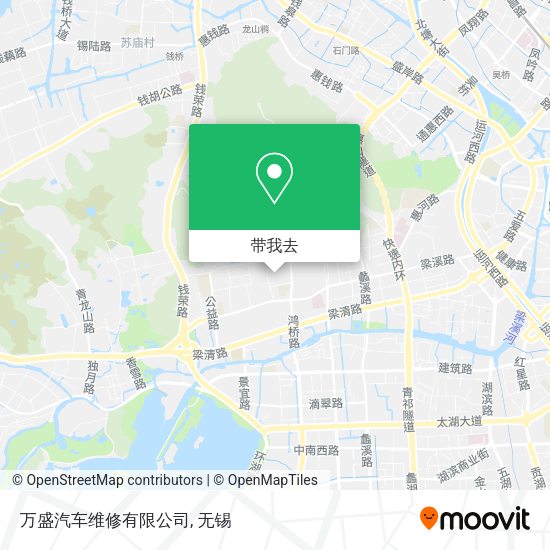 万盛汽车维修有限公司地图