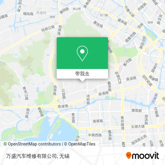 万盛汽车维修有限公司地图