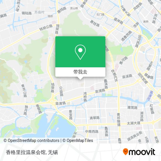 香格里拉温泉会馆地图