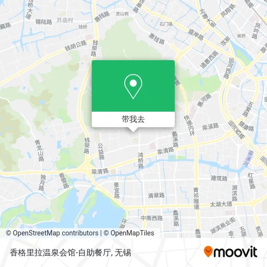 香格里拉温泉会馆-自助餐厅地图
