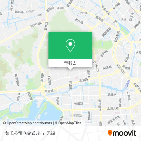 荣氏公司仓储式超市地图