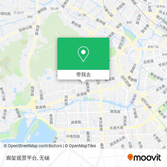 廊架观景平台地图
