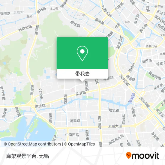 廊架观景平台地图