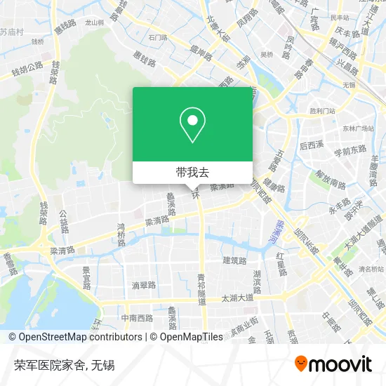 荣军医院家舍地图