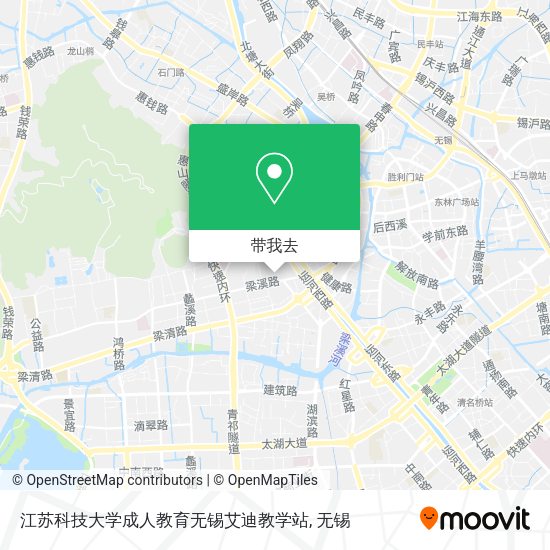 江苏科技大学成人教育无锡艾迪教学站地图