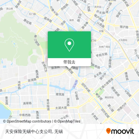 天安保险无锡中心支公司地图