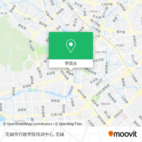无锡市行政学院培训中心地图