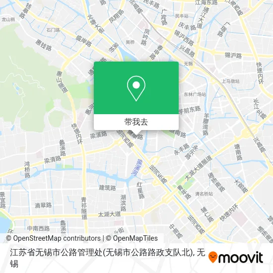 江苏省无锡市公路管理处(无锡市公路路政支队北)地图