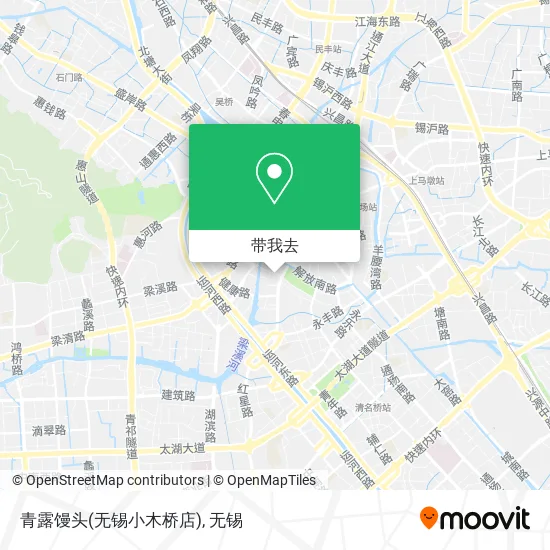 青露馒头(无锡小木桥店)地图