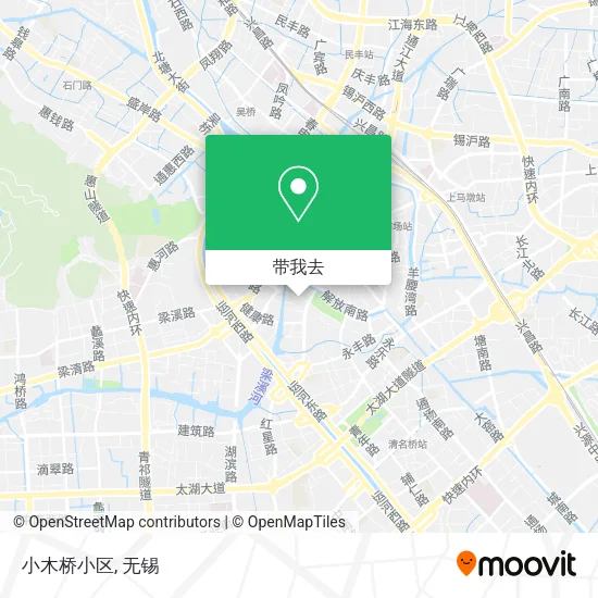 小木桥小区地图
