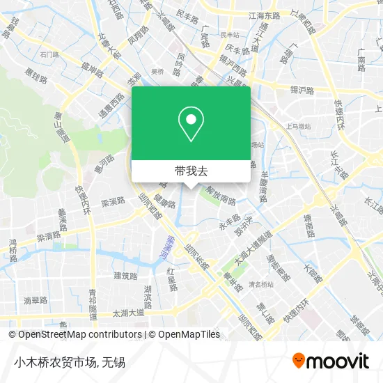 小木桥农贸市场地图