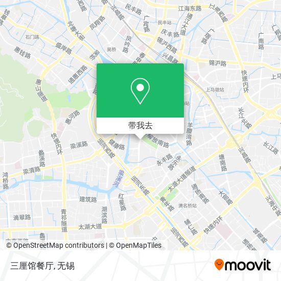 三厘馆餐厅地图