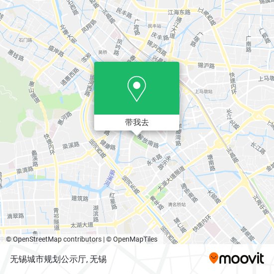 无锡城市规划公示厅地图
