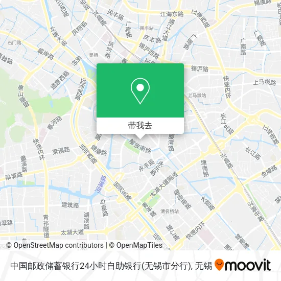 中国邮政储蓄银行24小时自助银行(无锡市分行)地图