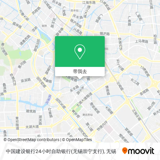 中国建设银行24小时自助银行(无锡崇宁支行)地图