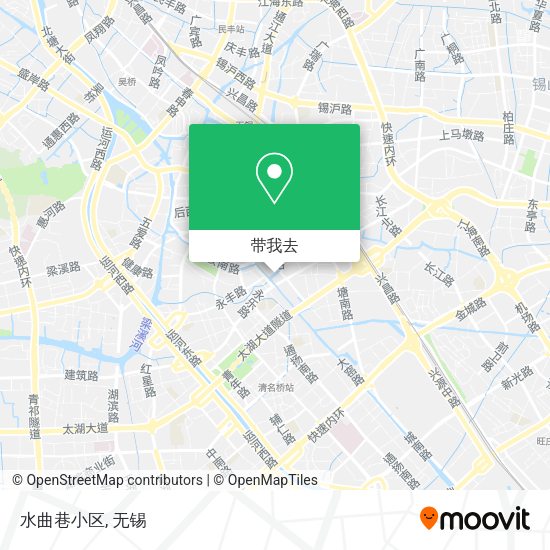 水曲巷小区地图