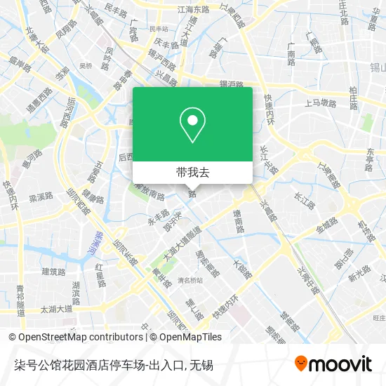 柒号公馆花园酒店停车场-出入口地图